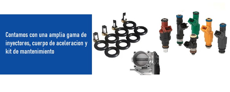 Sistema de inyección automotriz: inyectores y cuerpo de aceleración