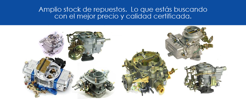 Carburadores en Guayaquil — amplio stock para toda marca